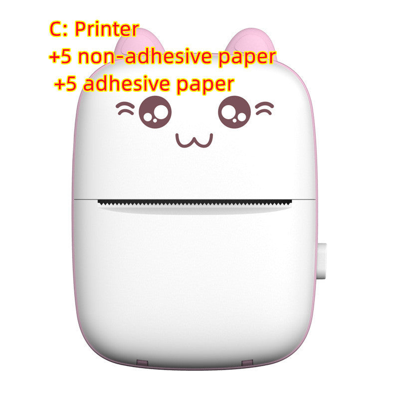 Mini Printer Portable Mini Bluetooth WiFi New Wrong Printer Mobile Phone Photo