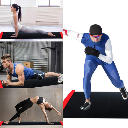 Slide Board Speed Skating Training Mat Sliding Board  Portable