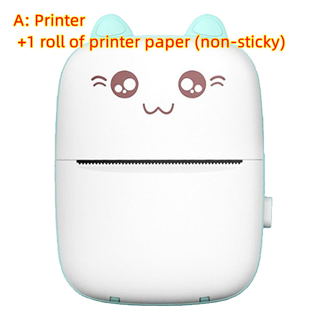 Mini Printer Portable Mini Bluetooth WiFi New Wrong Printer Mobile Phone Photo