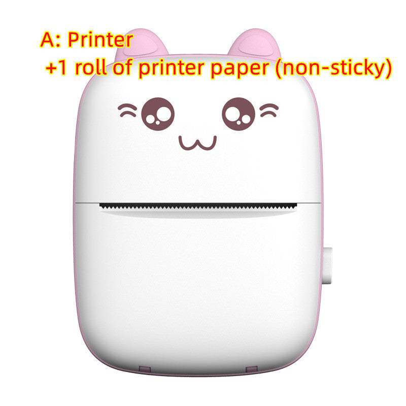 Mini Printer Portable Mini Bluetooth WiFi New Wrong Printer Mobile Phone Photo